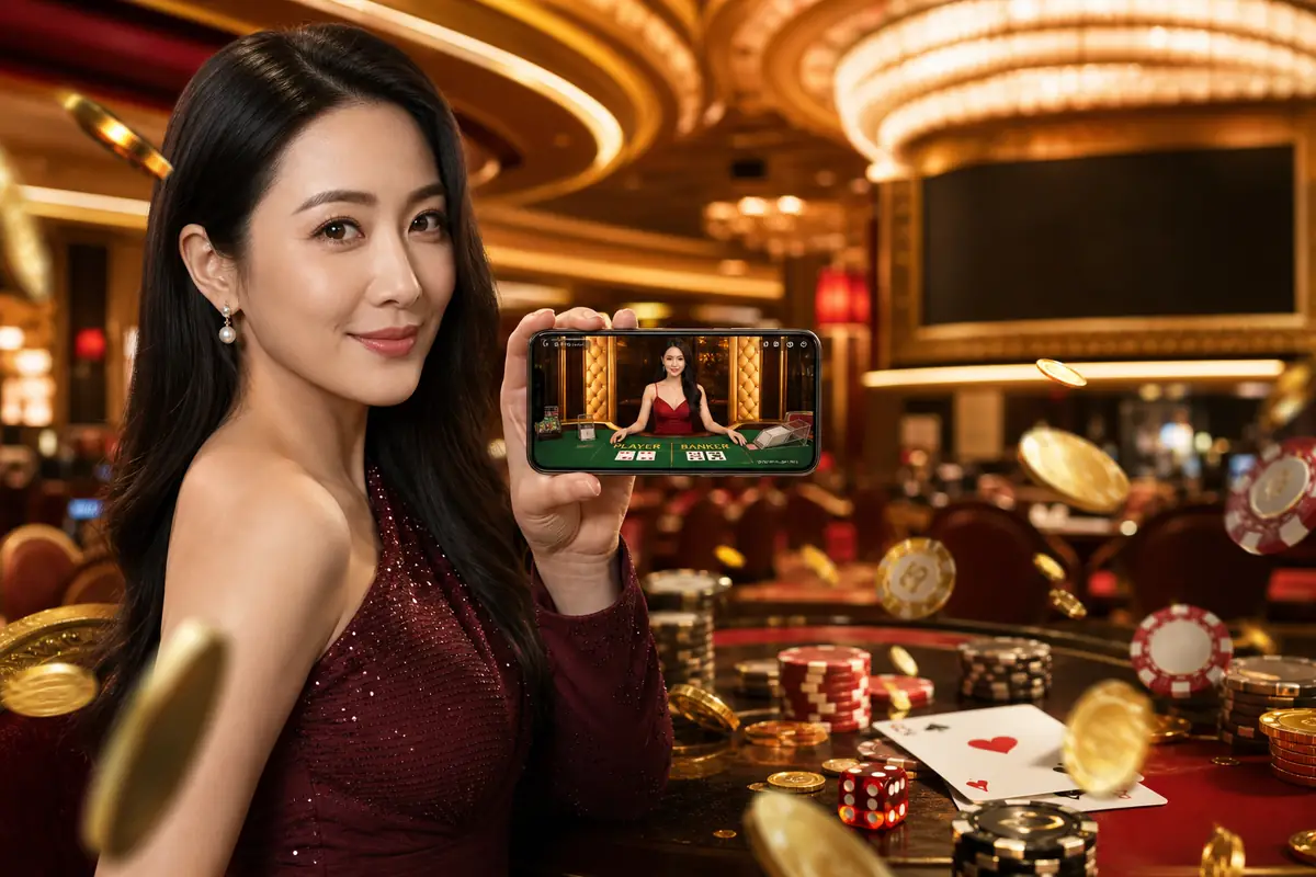 alph66 Casino meja permainan langsung baccarat